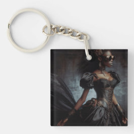Steampunk Vintage Victorian Dam Black Raven