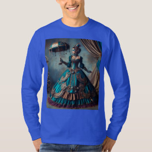 Steampunk Vintage Victorian Dam Circus Performer T Shirt