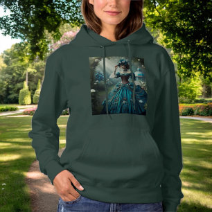 Steampunk Vintage Victorian Dam i en Garden T Shirt