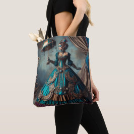 Steampunk Vintage Victorian Damcirkusartist Tygkasse