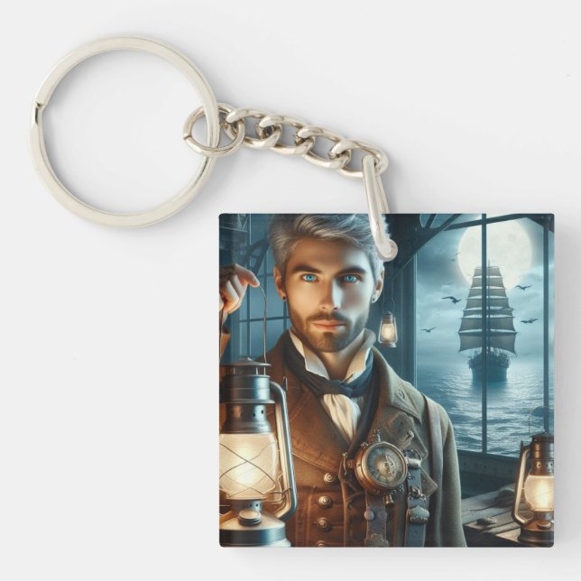 Steampunk Vintage Victorian Lighthouse Keeper (Framsidan)