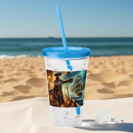 Steampunk Vintage Victorian Ocean Space Pirat Take Away Mugg