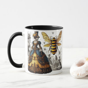 Steampunk Vintage Victorian Queen Bee Gown Mugg