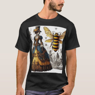 Steampunk Vintage Victorian Queen Bee Gown T Shirt