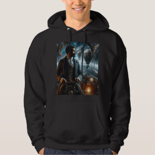 Steampunk Vintage Victorian Space Luft kapten Hoodie