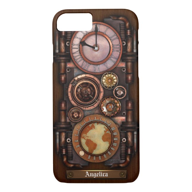 Steampunk vintageur #1B Case-Mate iPhone Skal (Baksida)