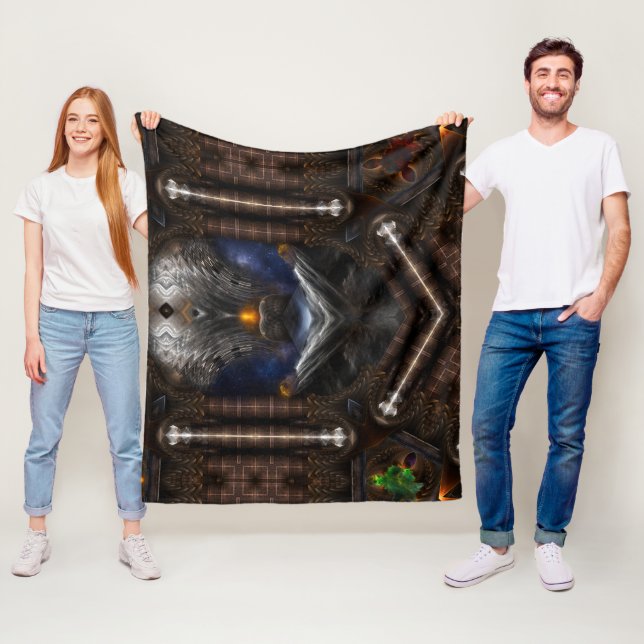 Steampunk Visions Fleecefilt (På plats)