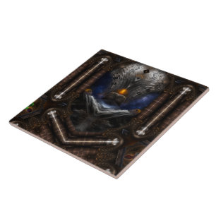Steampunk Visions Kakelplatta