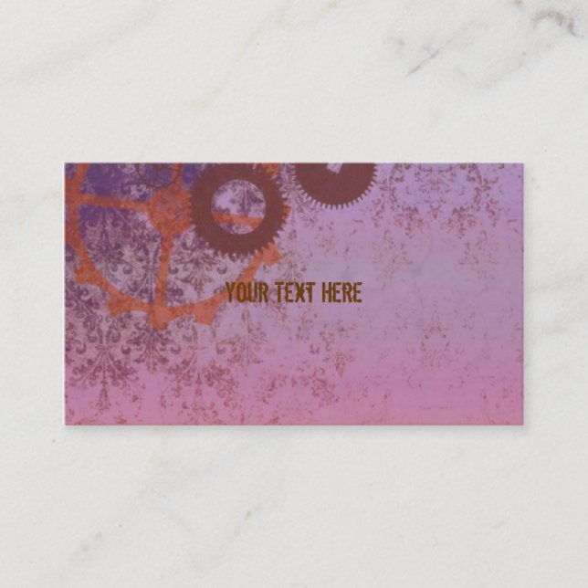 Steampunk visitkortar visitkort (Framsida)