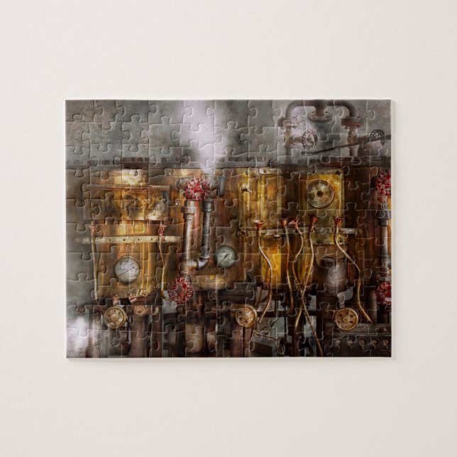 Steampunk - VVS - Destillationsapparat Pussel (Horisontell)