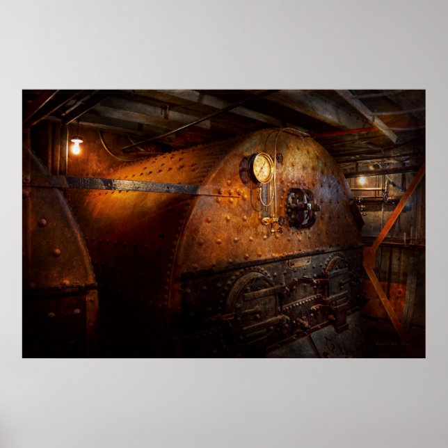 Steampunk - VVS - Hemmet för en eldare Poster (Framsidan)