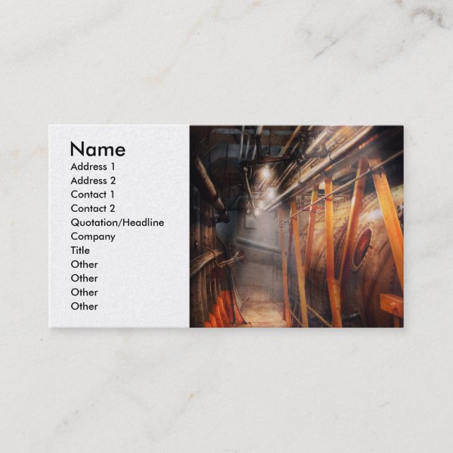 Steampunk - VVS - Korridoren Visitkort (Framsida)