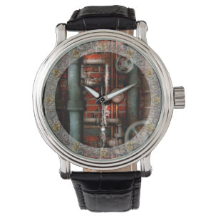 Steampunk - VVS - Rör och ventiler Armbandsur
