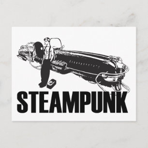 Steampunk Vykort