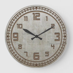 Steampunk Wall Clock Stor Klocka