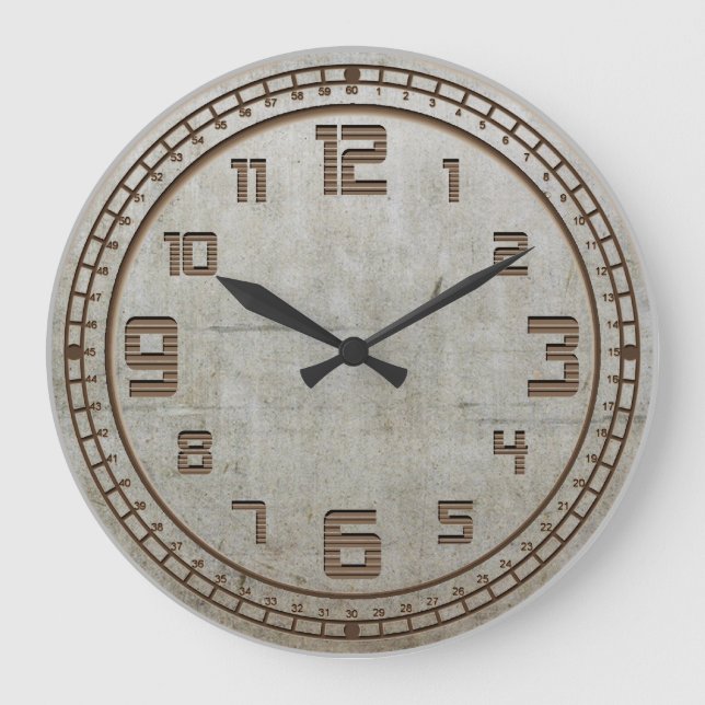 Steampunk Wall Clock Stor Klocka (Framsida)