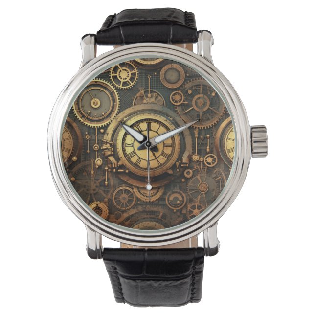 Steampunk Watch Armbandsur (Framsida)