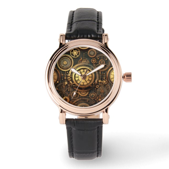 Steampunk Watch Armbandsur (Framsida)