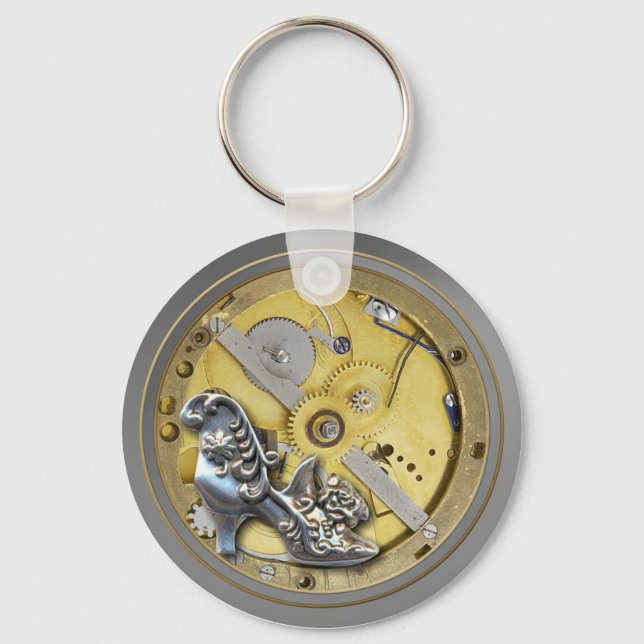 Steampunk Watchworks Nyckel Keeper Nyckelring (Framsida)