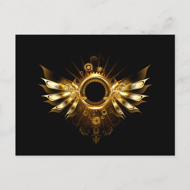 Steampunk wings rådkort (Framsida)