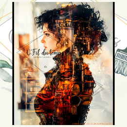 Steampunk Woman Decoupage v6