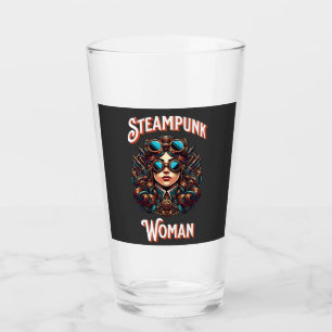 Steampunk Woman Glaskopp