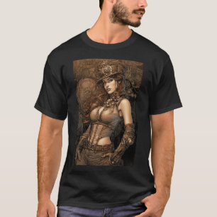 Steampunk Woman T Shirt