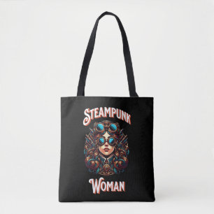 Steampunk Woman Tygkasse