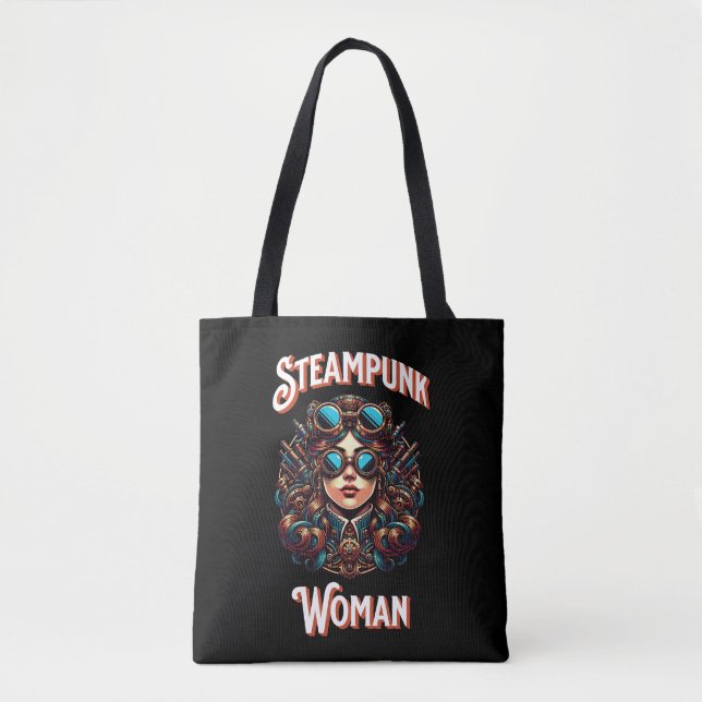 Steampunk Woman Tygkasse (Framsida)