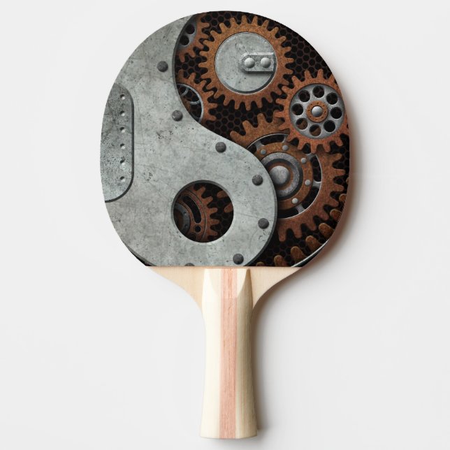 Steampunk Yin Yang Pingisracket (Framsidan)