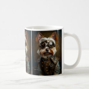 Steampunk Yorkie Coffee Mugg