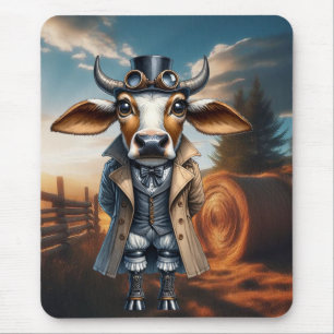 Steampunk Zebu Mousepad Musmatta
