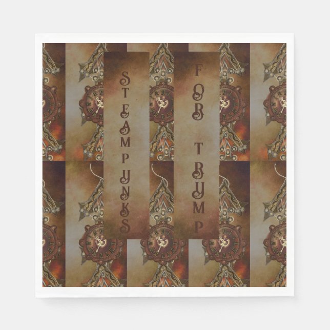 STEAMPUNKTER FÖR TRUMP PAPPERSSERVETT (Framsidan)