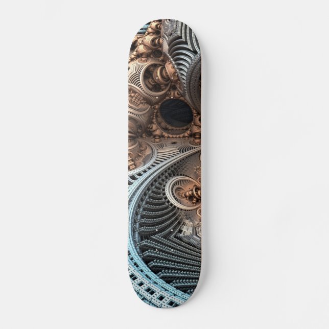 Steampunktredskap Mini Skateboard Bräda 18,5 Cm (Framsida)