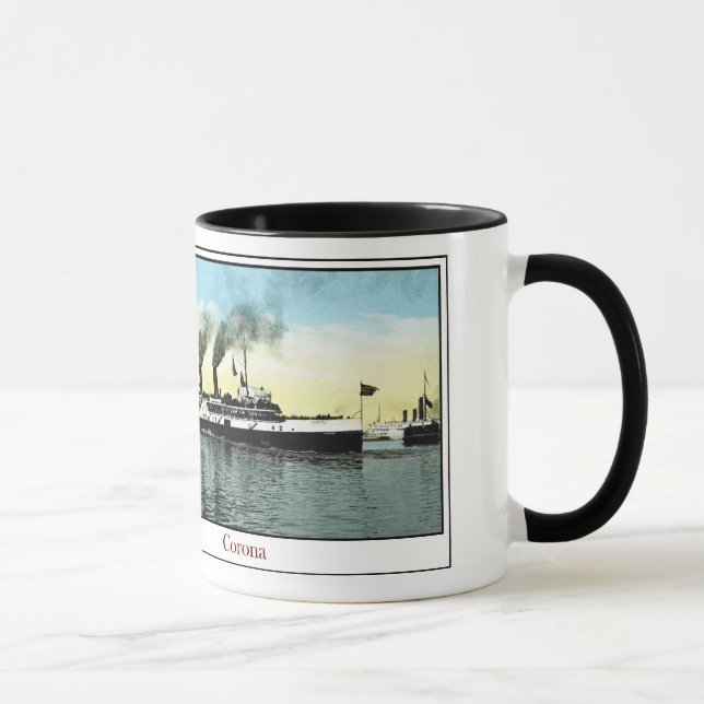 Steamship Corona Mugg (Höger)
