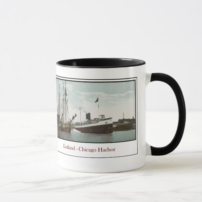 Steamship Eastland - Chicago Harbour Mugg (Höger)