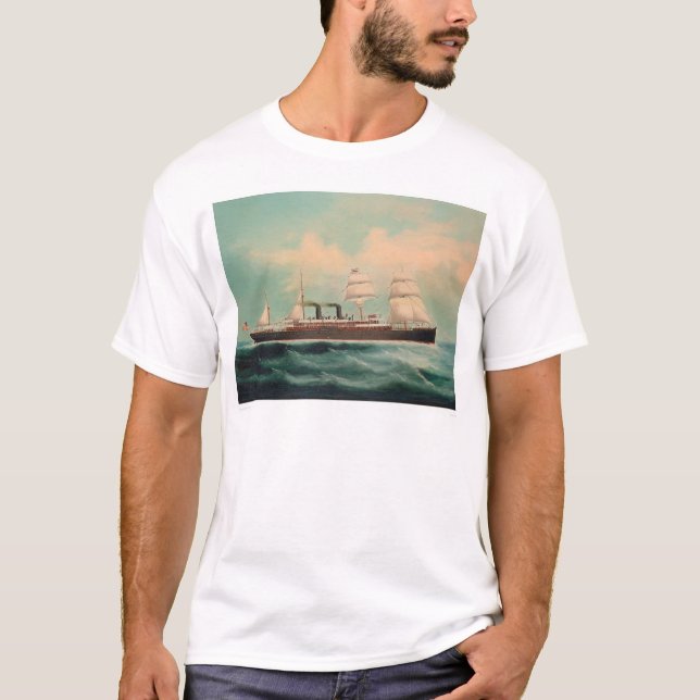 Steamship S.S. China (1614A) T-shirt (Framsida)