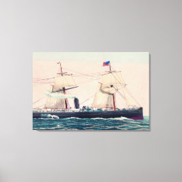 Steamship Victoria of the Anchor Line, 1876 Canvastryck