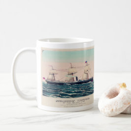 Steamship Victoria of the Anchor Line, 1876 Kaffemugg