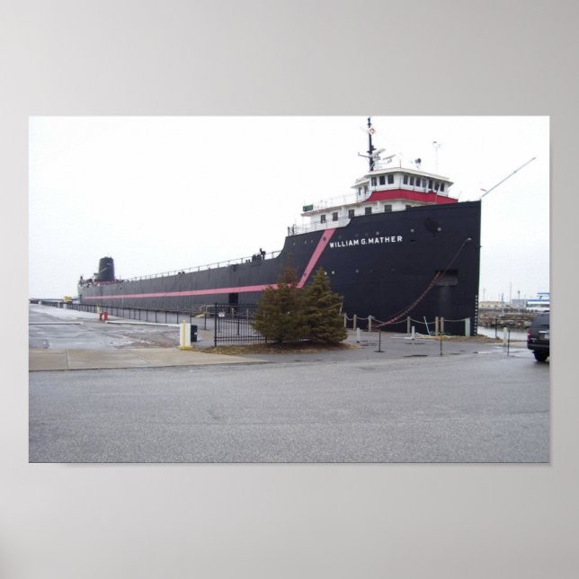 Steamship William G. Mather Poster (Framsidan)