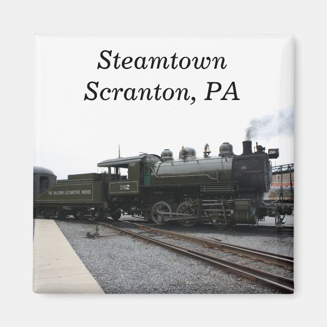 Steamtown Baldwin Magnet (Framsidan)