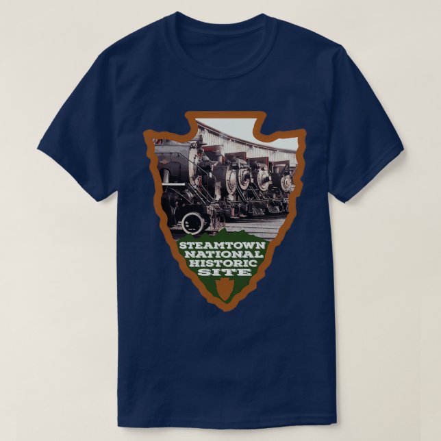 Steamtown National Historic Site Arrowhad T Shirt (Design framsida)