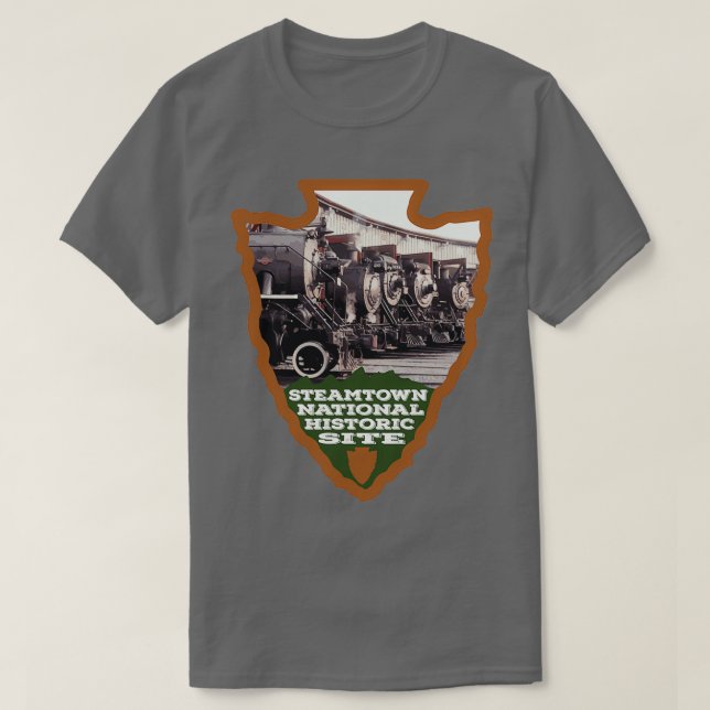 Steamtown National Historic Site arrowhead 1 T Shirt (Design framsida)