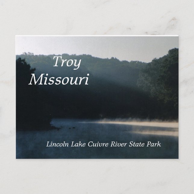 Steamy Lincoln, Troy, Missouri, postkort Vykort (Framsida)