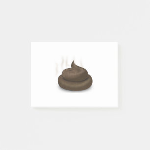 Steamy Poo Post-it Block