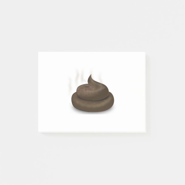 Steamy Poo Post-it Block (Framsida)