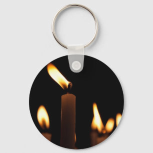 Stearinljus Keychain Nyckelring