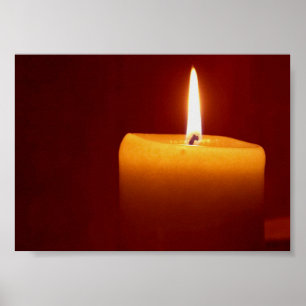 StearinljusCandlelight avbildar Poster