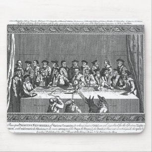Stearinljuset av reformationen är Lighted Musmatta