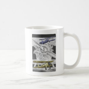 Stearman Biplan Kaffemugg